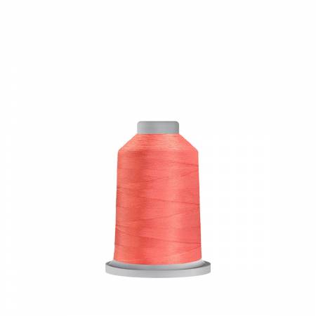 Glide 40wt Polyester Thread 1,100 yd Mini King Spool Salmon - Black Rabbit Fabric Inc.