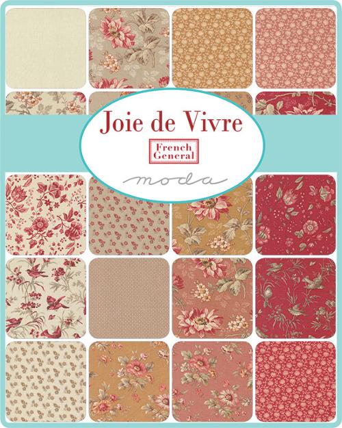 Charm Pack - Moda Joie De Vivre 42 pieces