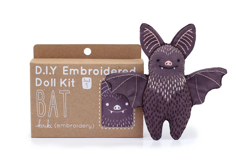 ***PRE-ORDER*** Kiriki Embroidery Kit: Bat