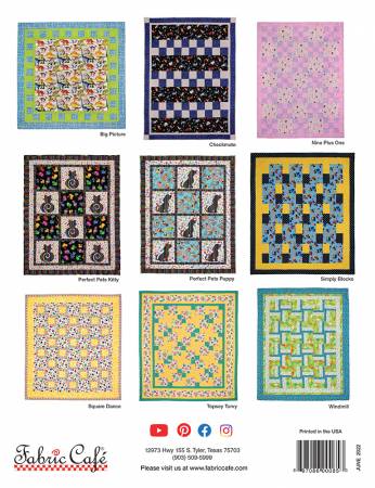Fabric Cafe - 3 Yard Quilts for Kids - Black Rabbit Fabric Inc.