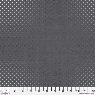Tula Pink True Colors Graywork Tiny Dots - Carbon
