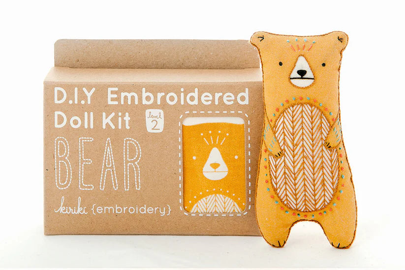 ***PRE-ORDER*** Kiriki Embroidery Kit: Bear