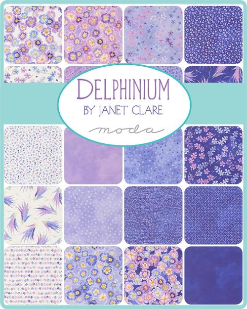 Charm Pack - Moda Delphinium