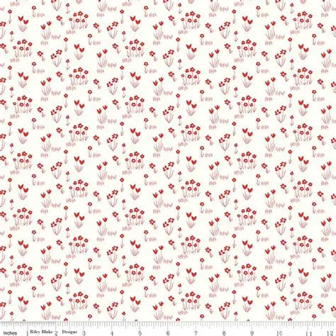 RB - Red Hot Flower Garden - Cream