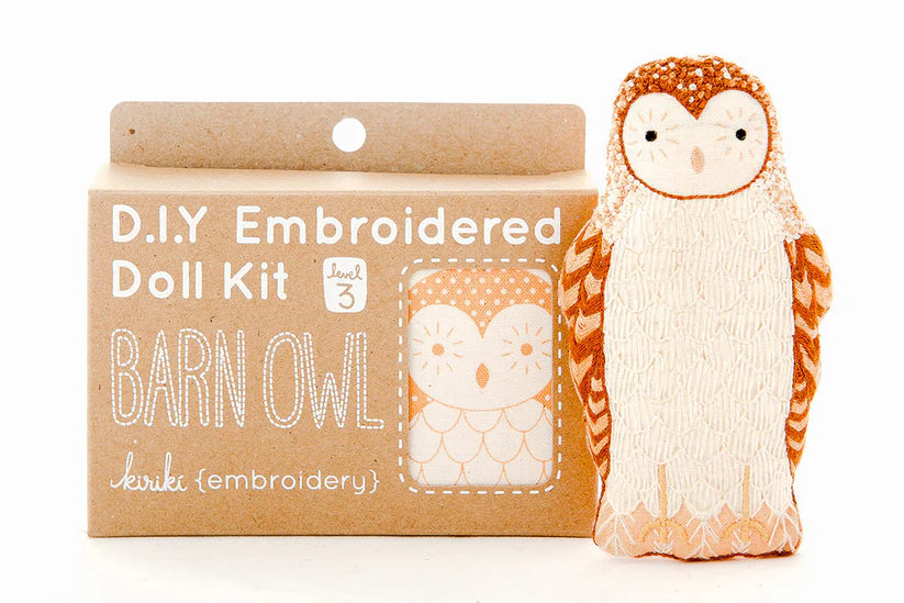 ***PRE-ORDER*** Kiriki Embroidery Kit: Barn Owl