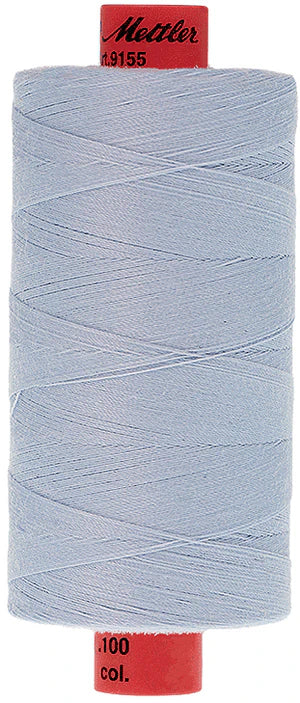 Mettler Metrosene Thread, 100% Polyester, 1000M Winter Frost - Black Rabbit Fabric Inc.