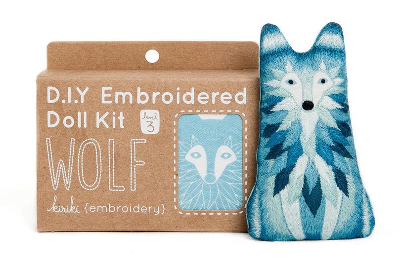 ***PRE-ORDER*** Kiriki Embroidery Kit: Wolf