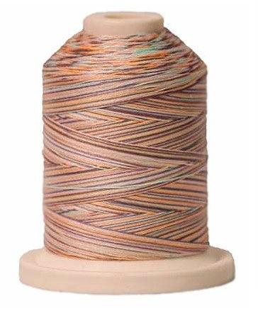 Signature Variegated Thread - 700 Yards - Cotton - 40 Weight - 254 Early Sunset - Black Rabbit Fabric Inc.