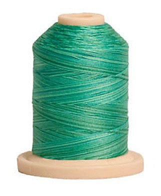 Signature Variegated Thread - 700 Yards - Cotton - 40 Weight - 083 Aqua Waters - Black Rabbit Fabric Inc.