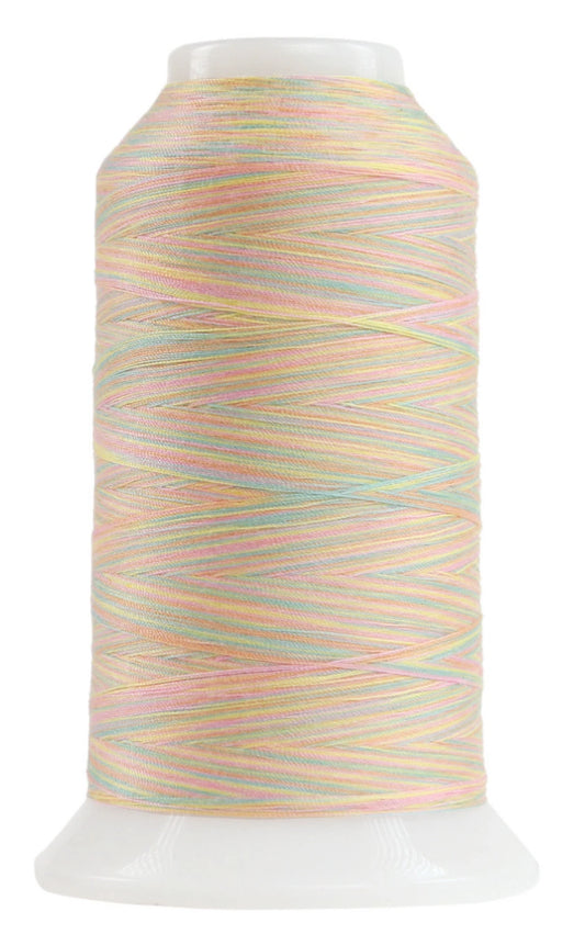 Omni Variegated Polyester Thread 40wt 2000yd Fairy Floss 9024 - Black Rabbit Fabric Inc.
