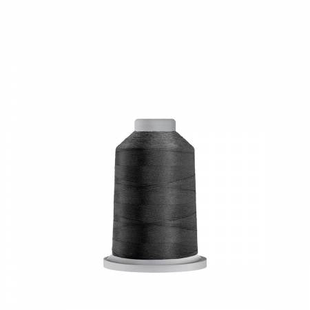 Glide 40wt Polyester Thread 1,100 yd Mini King Spool Titanium 10431 - Black Rabbit Fabric Inc.