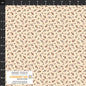 PRE-ORDER Stof The Sweetest Embrace Floral Sprig - Cream - Black Rabbit Fabric Inc.