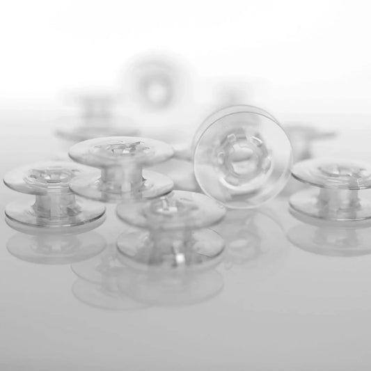 Husqvarna Emerald Clear Plastic Bobbins Singles