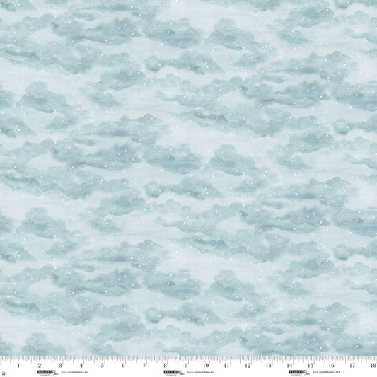 StudioE Hazy Shade of Winter Clouds - Ice - Black Rabbit Fabric Inc.