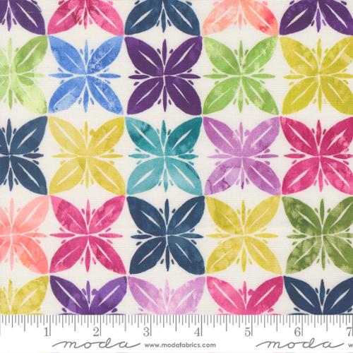 Moda Soulstice Slow Stroll - Rainbow - Black Rabbit Fabric Inc.