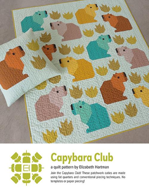 Paper Quilt Pattern - Capybara Club