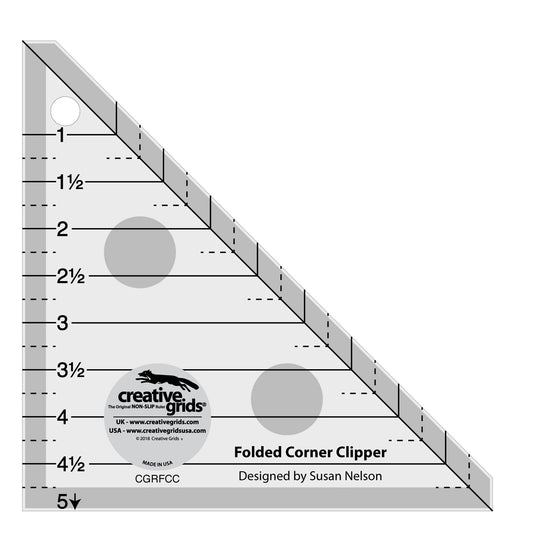 Creative Grids Quilt Ruler Folded Corner Clipper Tool