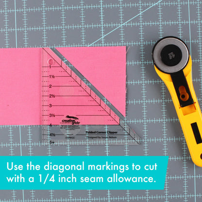 Creative Grids Quilt Ruler Folded Corner Clipper Tool