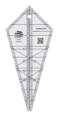 Creative Grids Quilt Ruler Starburst 30 Degree Triangle 9-1/2in