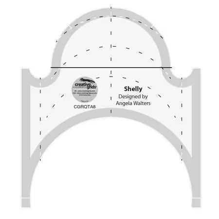 Creative Grids Machine Quilting Tool Shelly - Black Rabbit Fabric Inc.
