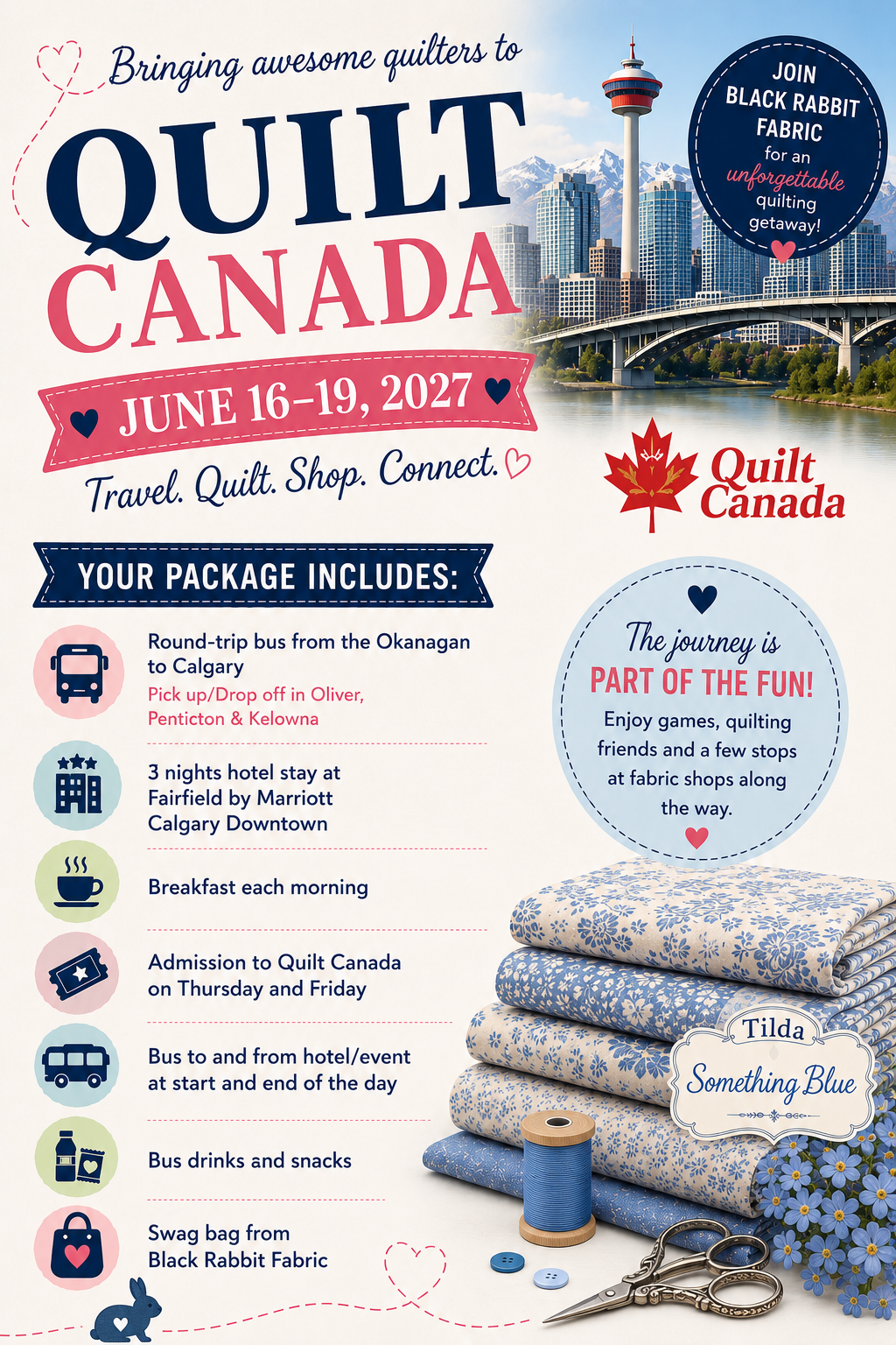 Quilt Canada 2027 Bus Tour