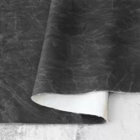 Faux Wax Duck Canvas - Black