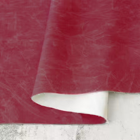 Faux Wax Duck Canvas - Cranberry - Black Rabbit Fabric Inc.