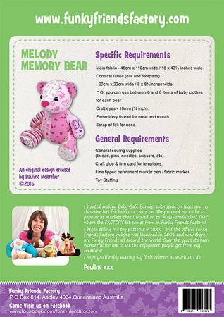 Funky Friends Factory Melody Memory Bear