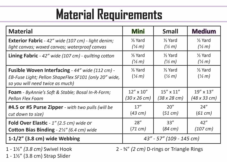 UhOh Creations - Jack Sling Pack Paper Pattern