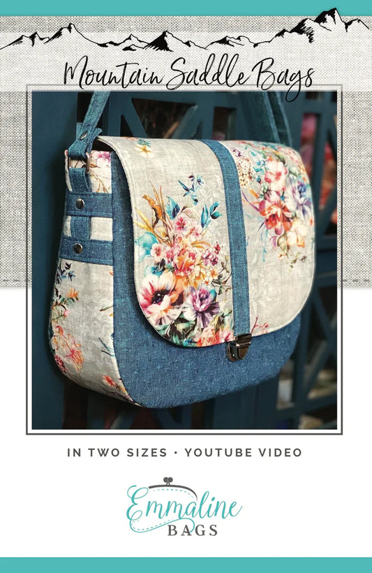 Emmaline Paper Pattern - The Mountain Saddle Bag