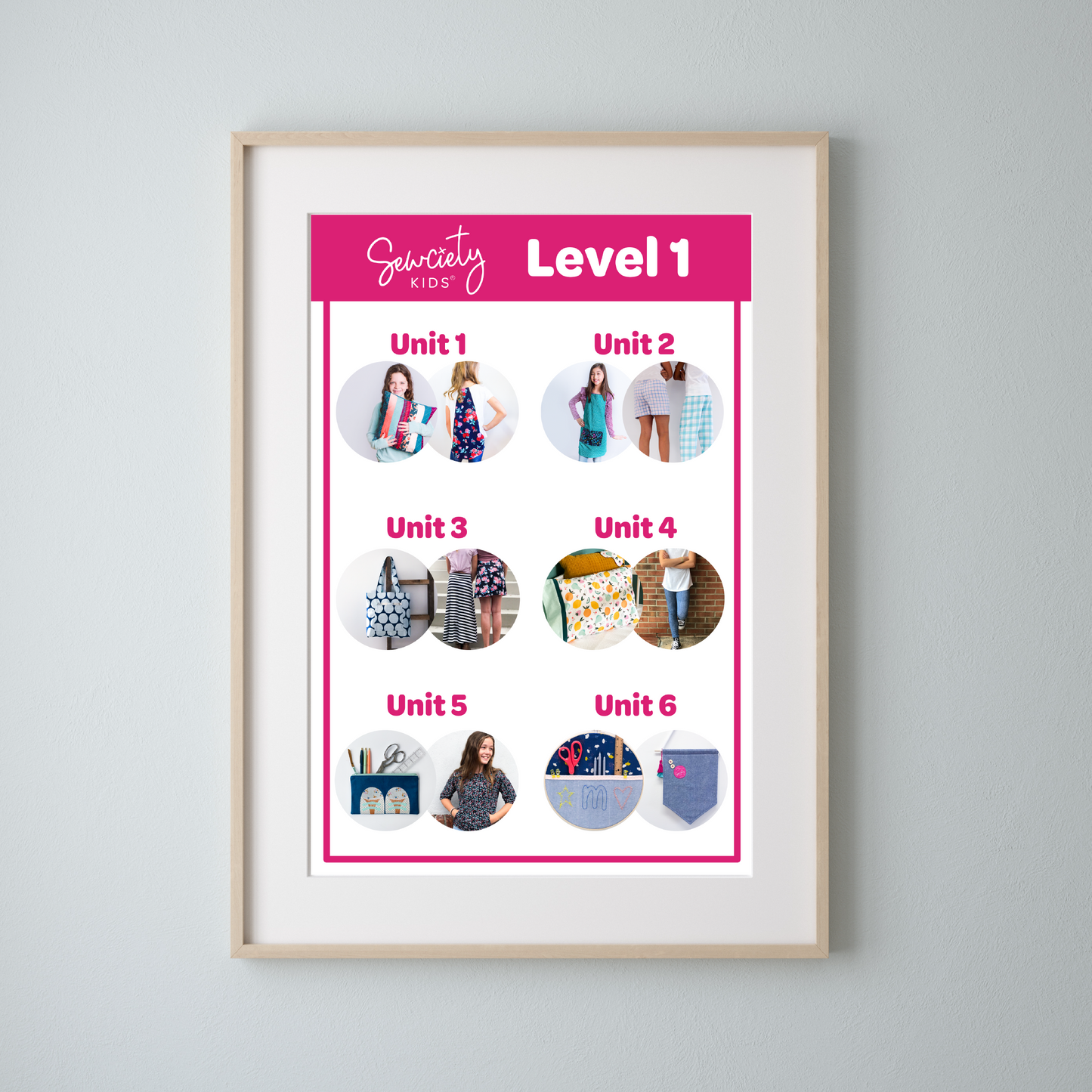Kids Sewing September 17th - October 22nd