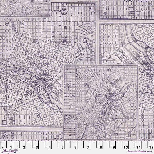 Tim Holtz Palette Purple Map