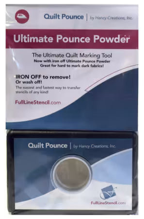 Full Line Stencil: Ultimate Pounce Powder Pad - White