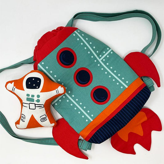 Moda 321 Blast Off Rocket Backpack Panel 36" x 60"