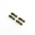 Pineapple Zipper Sliders with Pulls - *SIZE#5* (4 pack)