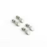 Strawberry Zipper Sliders with Pulls - *SIZE#5* (4 pack)