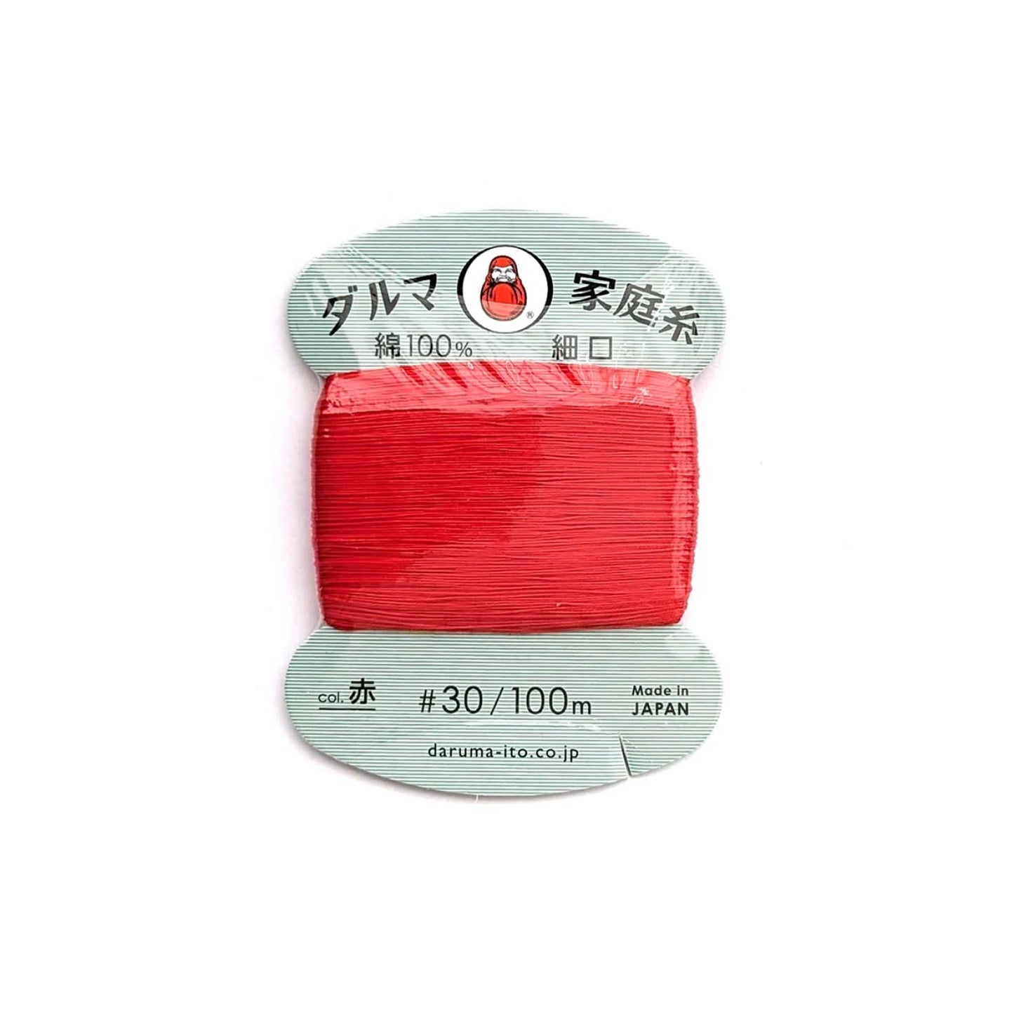 Multipurpose Cotton Thread 30wt Red