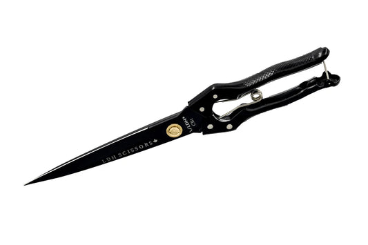 LDH Scissors Midnight Edition Batting Shears 14" - Black Rabbit Fabric Inc.