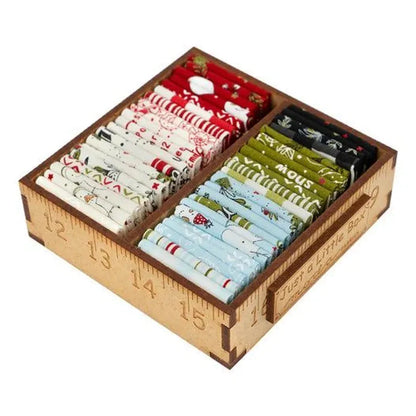 Moda Little Wood Box Kit and Frame - Black Rabbit Fabric Inc.