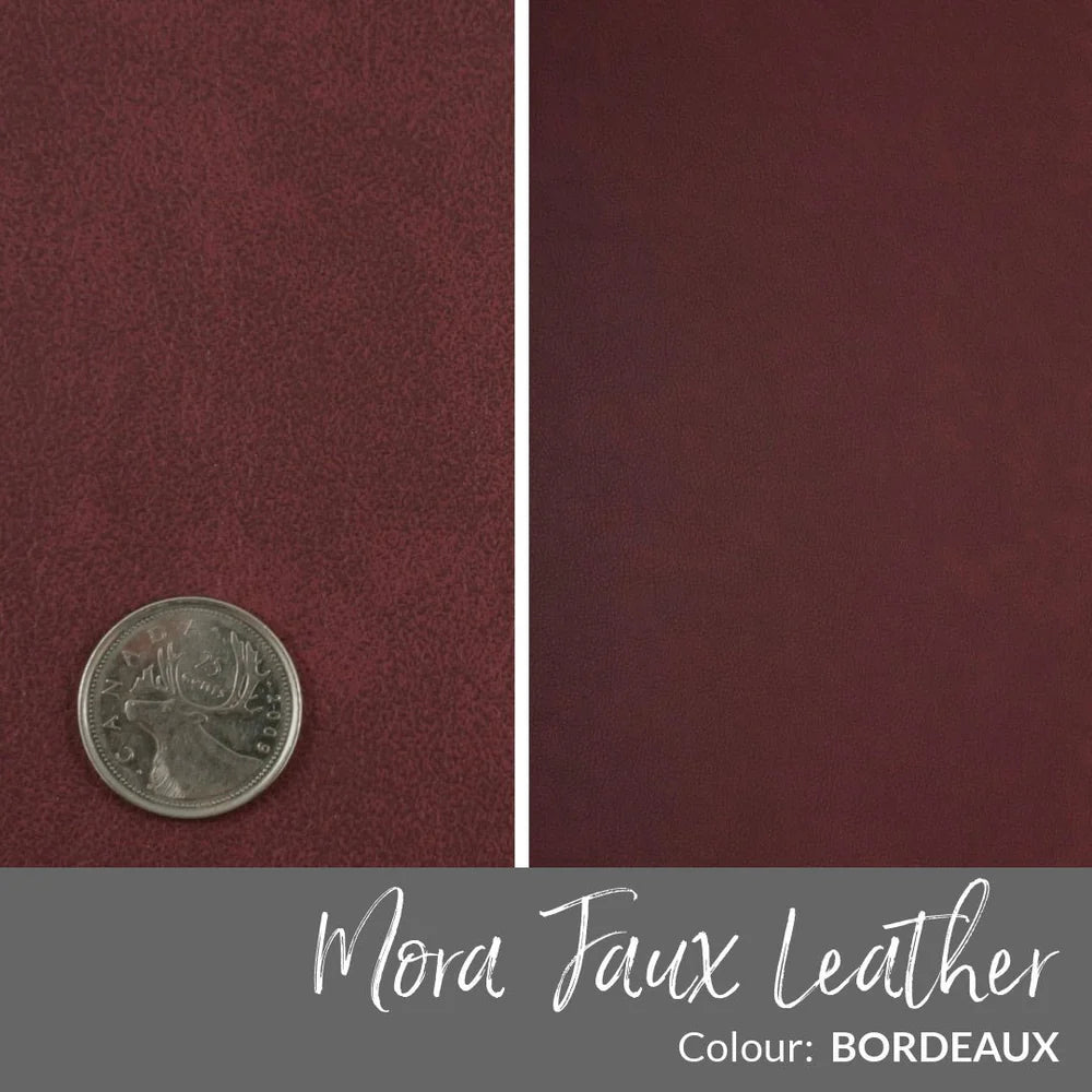 Emmaline Mora Faux Leather Half Yard Precuts - Black Rabbit Fabric Inc.