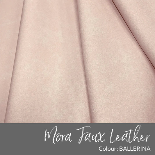 Emmaline Mora Faux Leather Half Yard Precuts - Black Rabbit Fabric Inc.