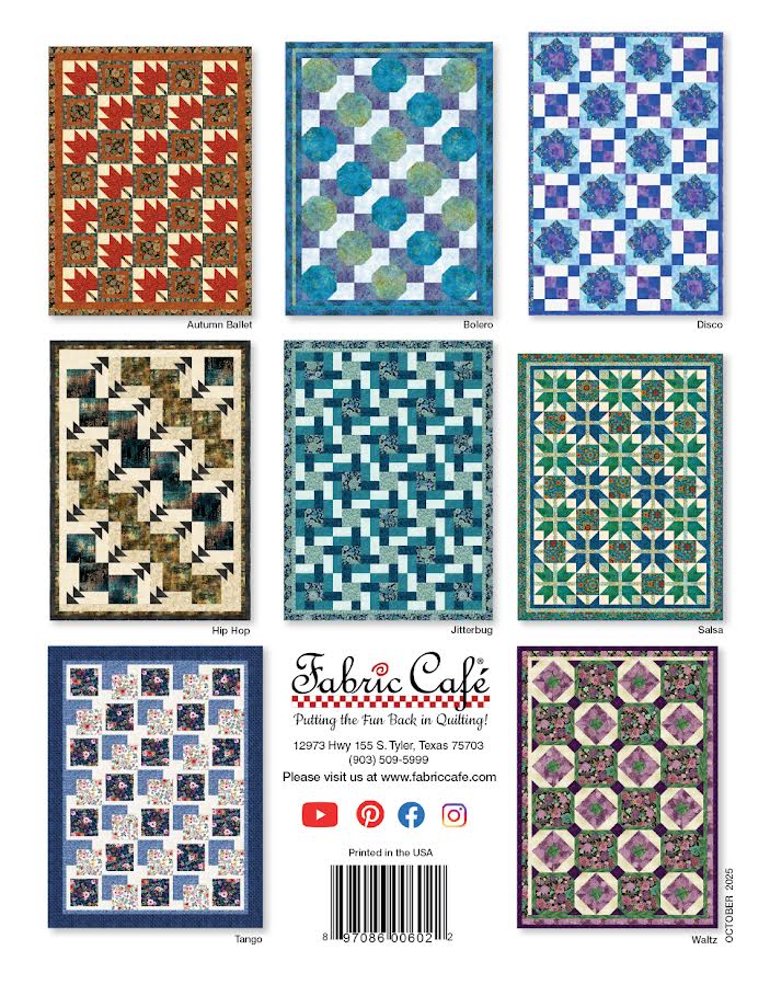 Fabric Cafe - Step It Up With 5-Yard Quilts