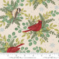 Moda When Snow Falls Winter Birds - Snowy White