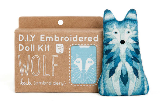 ***PRE-ORDER*** Kiriki Embroidery Kit: Wolf