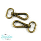 Emmaline Swivel Snap Hooks: Flat Hook Profile (2 Pack)