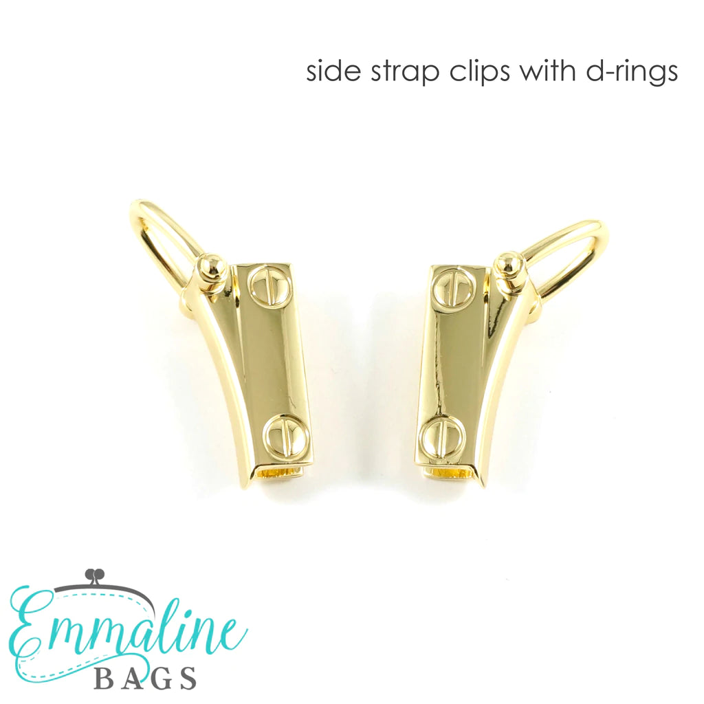 Emmaline Strap Clip with D-Ring (2 Pack)