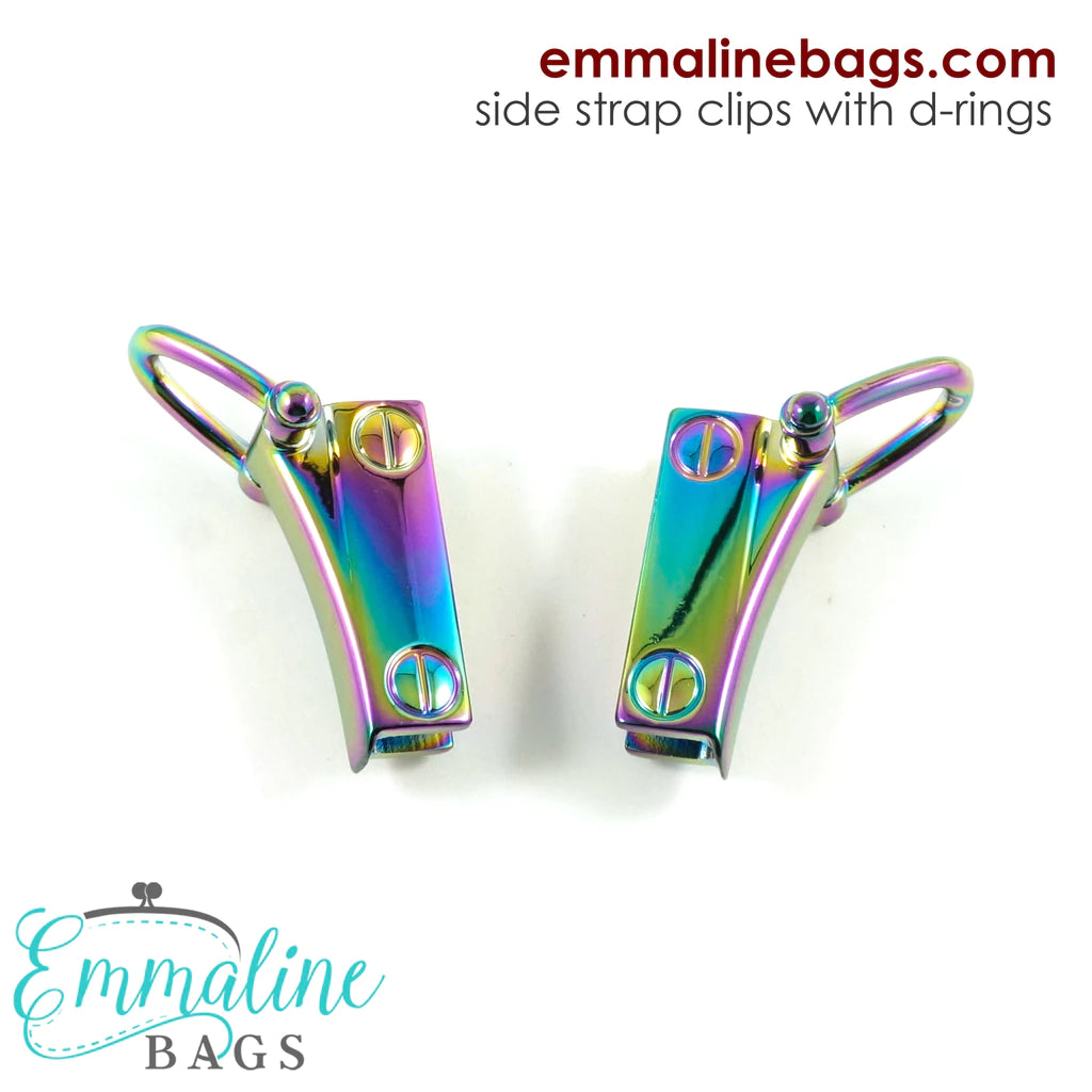 Emmaline Strap Clip with D-Ring (2 Pack)