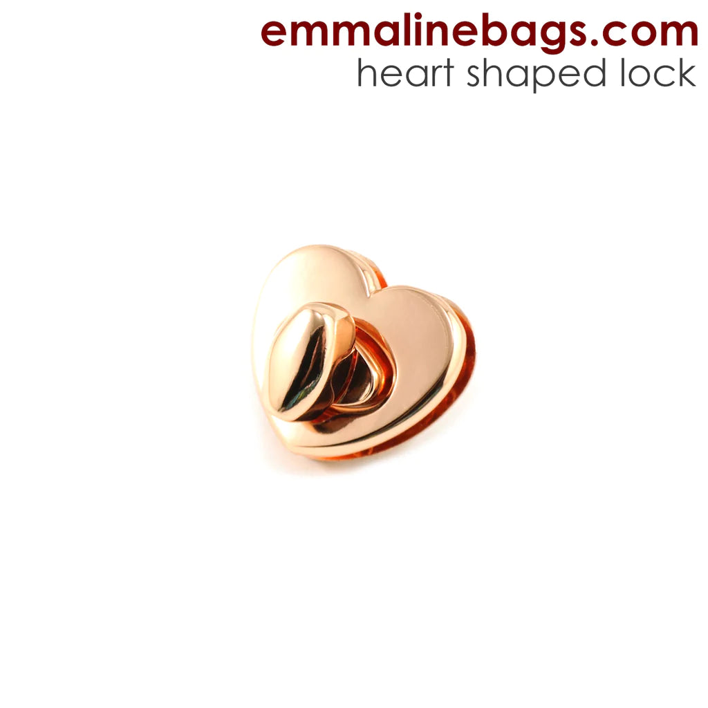 Emmaline Heart Shaped Bag Lock