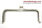Emmaline Rectangular Purse Frame 8" - Nickel